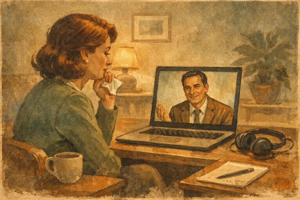 Online Psychotherapie per Videosprechstunde