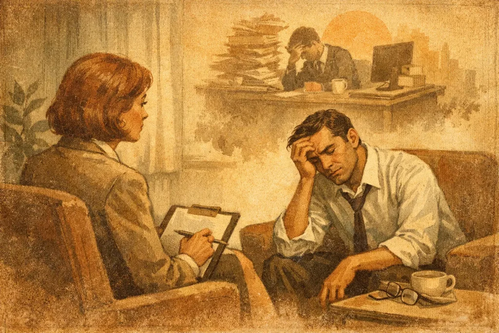 Psychotherapie bei beruflicher Erschöpfung